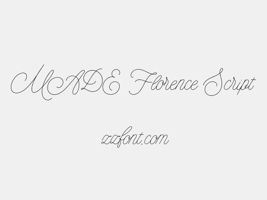 MADE Florence Script