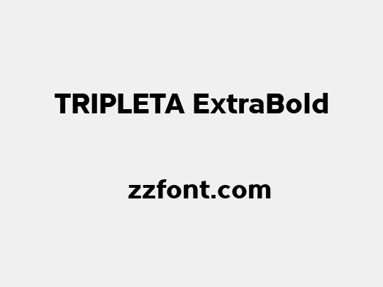 TRIPLETA ExtraBold