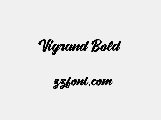 Vigrand Bold