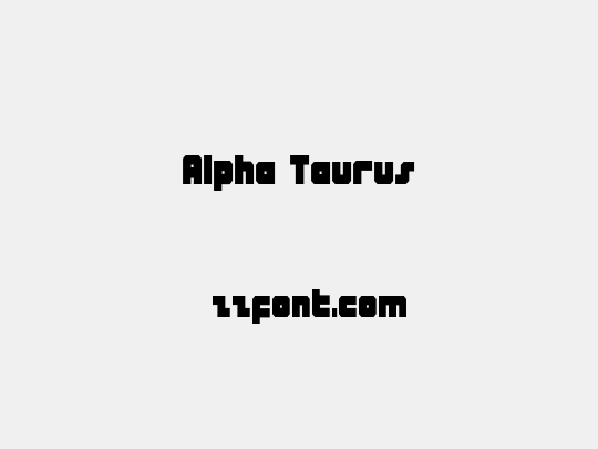 Alpha Taurus