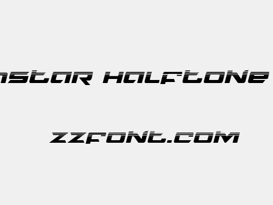 Northstar Halftone Italic