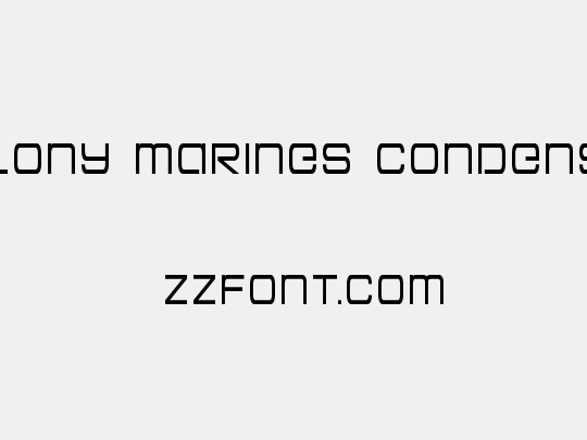 Colony Marines Condensed