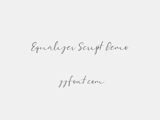 Equalizer Script Demo
