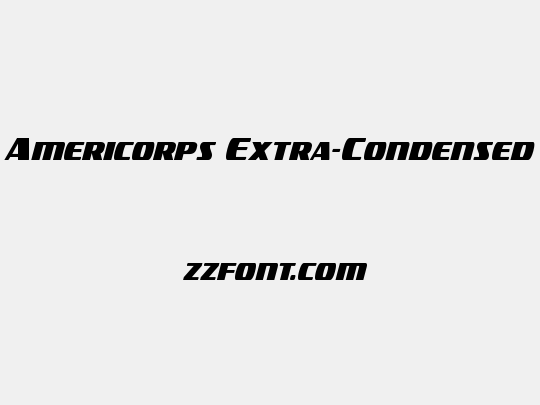 Americorps Extra-Condensed