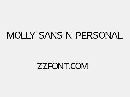 Molly Sans N PERSONAL