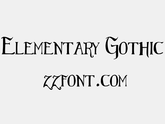 Elementary Gothic