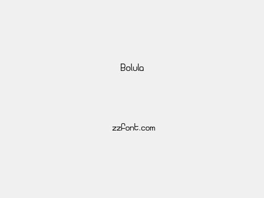 Bolula