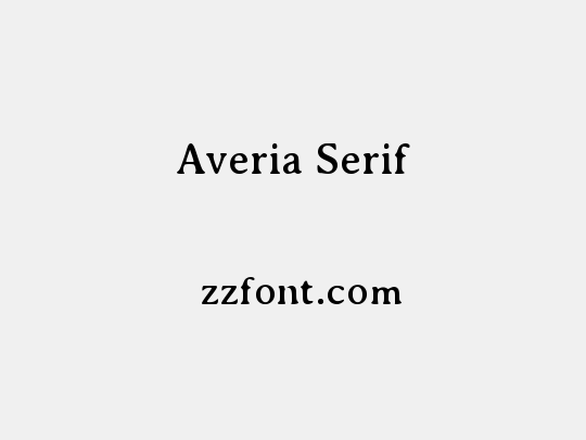 Averia Serif