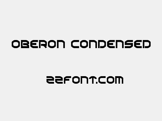 Oberon Condensed