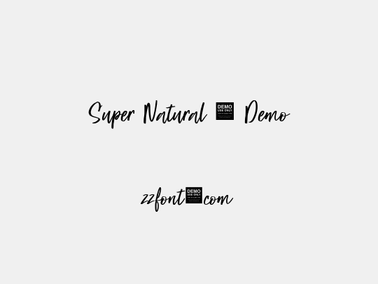 Super Natural - Demo