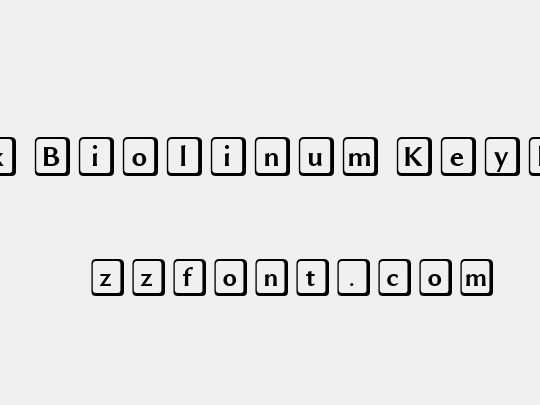 Linux Biolinum Keyboard