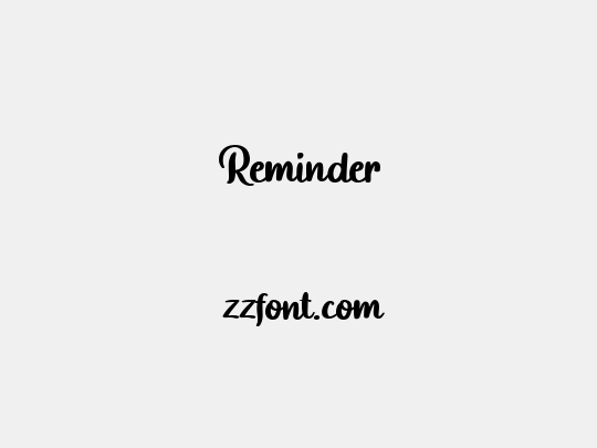 Reminder