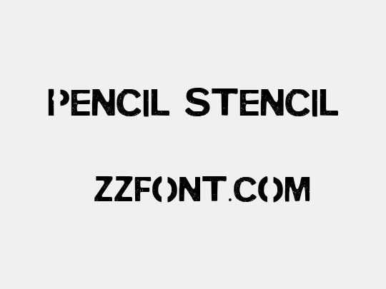 PENCIL STENCIL