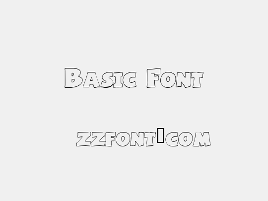 Basic Font