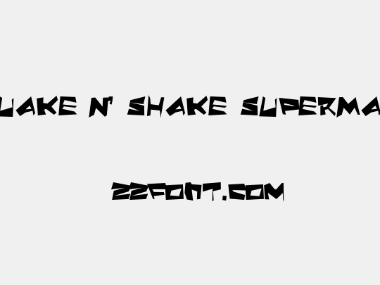 Quake & Shake SuperMax