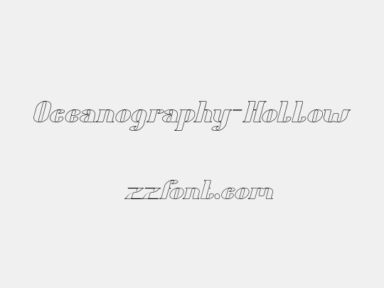 Oceanography-Hollow