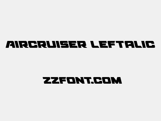 Aircruiser Leftalic