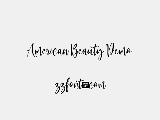 American Beauty Demo