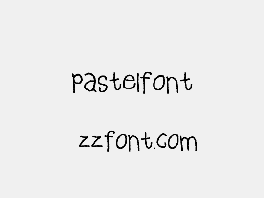 pastelfont