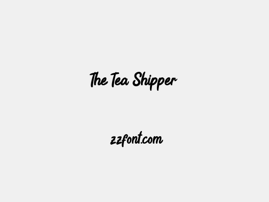 The Tea Shipper