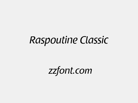 Raspoutine Classic
