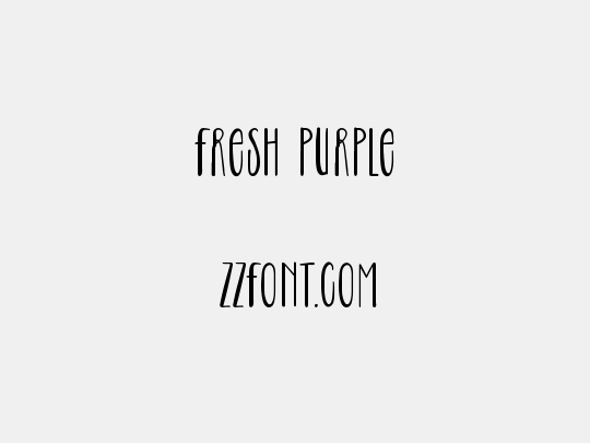 Fresh Purple