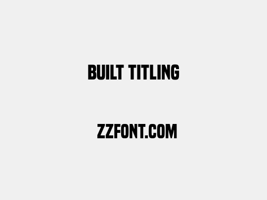 Built Titling
