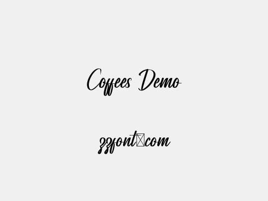 Coffees Demo