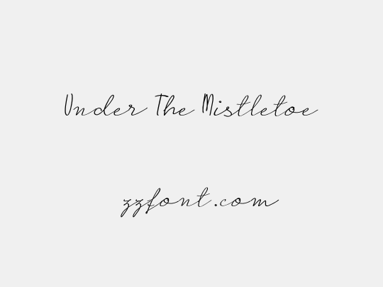 Under The Mistletoe