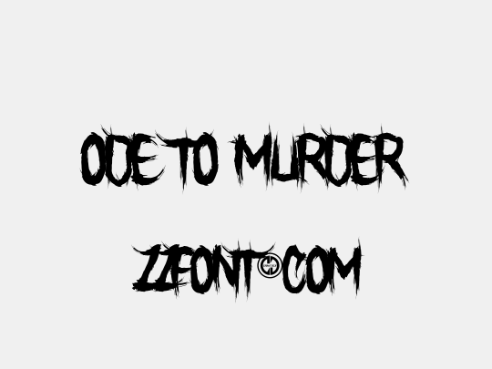 Ode To Murder