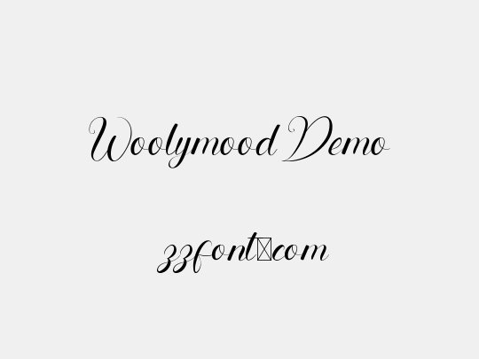 Woolymood Demo