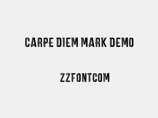 CARPE DIEM MARK DEMO