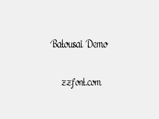 Batousai Demo