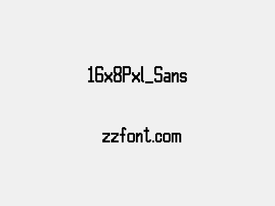 16x8Pxl_Sans