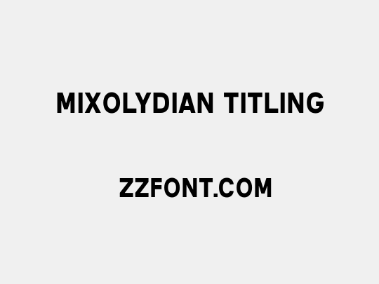 Mixolydian Titling