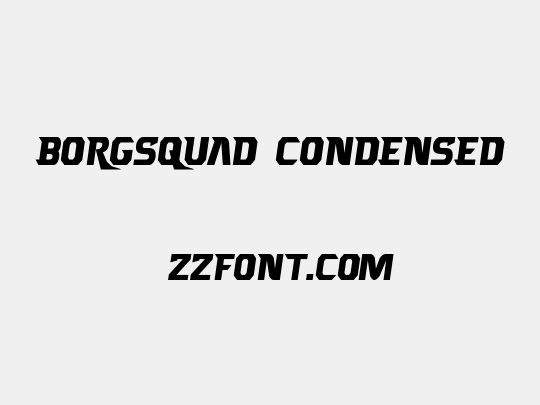Borgsquad Condensed