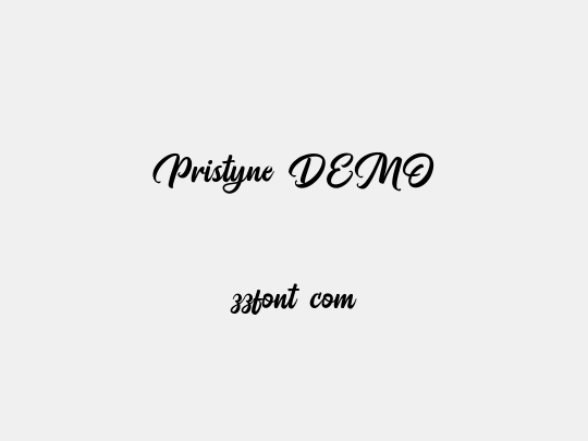 Pristyne DEMO