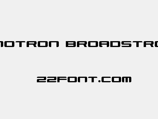 Xenotron Broadstroke