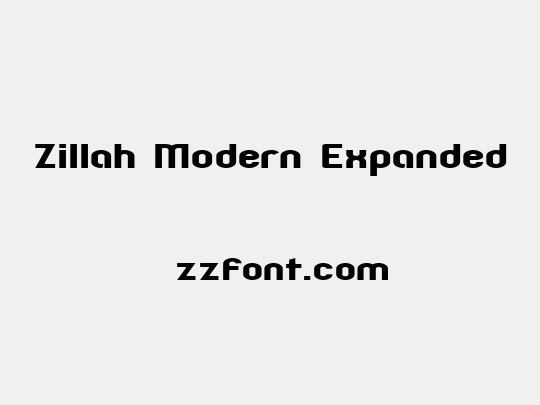 Zillah Modern Expanded