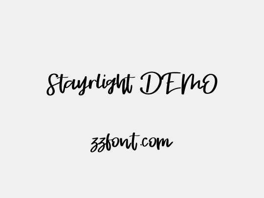 Stayrlight DEMO