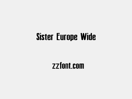 Sister Europe Wide