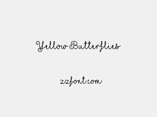 Yellow Butterflies