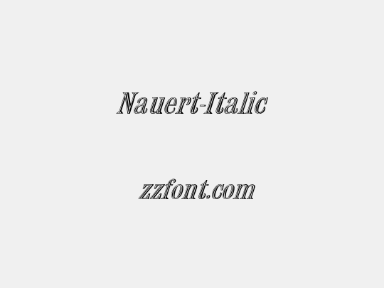 Nauert-Italic