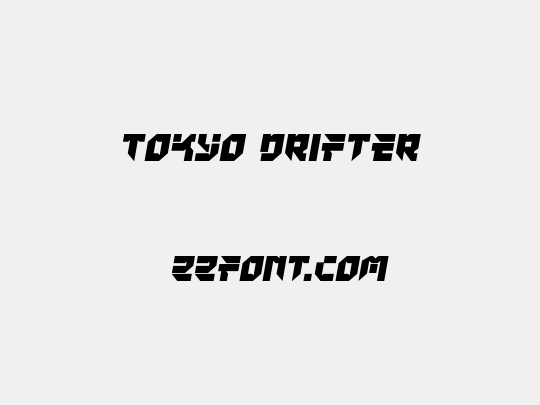 Tokyo Drifter