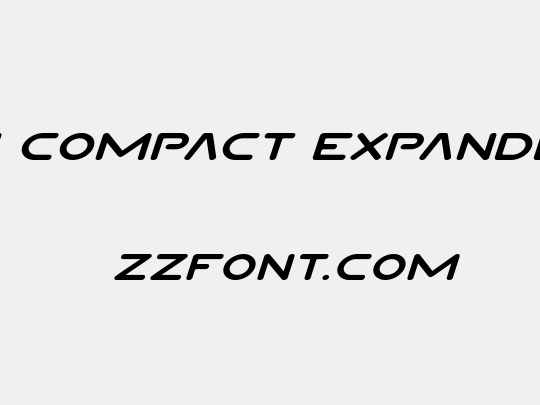 Planet N Compact Expanded Italic