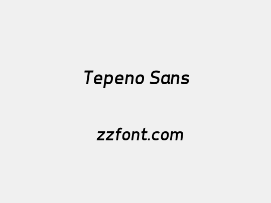 Tepeno Sans