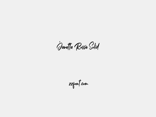 Janetta Rossie Solid