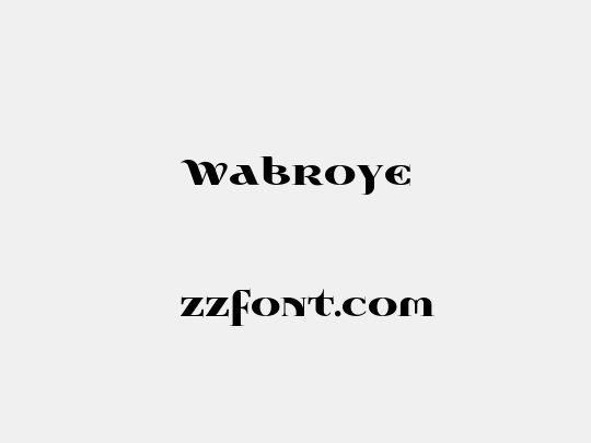 Wabroye