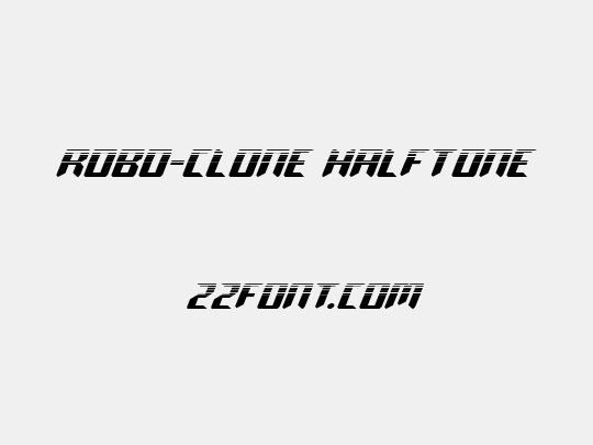 Robo-Clone Halftone