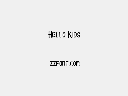 Hello Kids